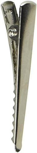 Pepperlonely Brand 50Pc Silver Tone Alligator Hair Clips 2 Inch