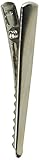 PEPPERLONELY Brand 50PC Silver Tone Alligator Hair Clips 2 Inch
