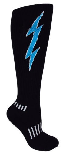 MOXY Socks Knee-High Lightning Electric Insane Bolt Deadlift Socks