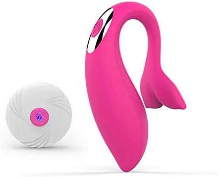 LRWTY Emotional Vibration Egg-hopping Female Appliances, Couple Flirting Fun Toy T-shirt ( Color : Rose red )