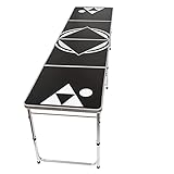 8' Beer Pong Table - Lightweight & Portable with