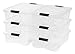 IRIS USA 26 Quart Stack & Pull™ Box, Clear