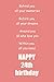 Behind you, all your memories. Before you, all your dreams happy 24th birthday: 24th birthday gift Lined Notebook / journal / diary gift,120 blank Pages, 6x9 inches Matte finish Cover B083XVZ2GY Book Cover
