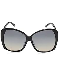 Jessica Simpson J5629 Ox - Gafas de sol redondas para mujer (iridio, 2.756 in), color negro