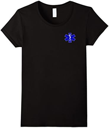 Womens The Original EMT / EMS / PARAMEDIC caduceus T-Shirt  XL Black