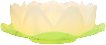 Flameless Candles LED Lotus Shaped Candles Include Realistic Dancing LED Flame Battery Operated Large Size Flower Decorative Lights
