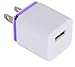 Maeline One Port 1A USB AC Power Adapter - Pack of 5 - Assorted Colors