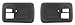 DELPA CL4572 > Inside Left & Right Door Handle Bezel Fits: Suzuki Samurai SJ410 SJ413