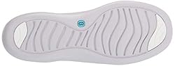 BZees Women's Charlie Slip-Ons Loafer, White,7 M US
