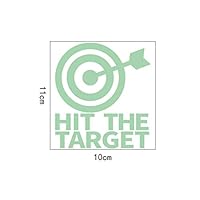 Hit The Target Toilet Stickers, Lovewe Luminous Toilet Sticker Funny, Family Home Wall Sticker Removable Mural Decals Room Decor
