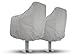 Boat Seat Covers (Set of 2) Color White, Weather Resistant Marine Canvas, Fits Over the Chair and Armrest, Superior Fabric to Protect Captain’s Chair from The Elements