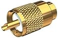 Perno Centrale Placcato Oro Shakespeare PL-258-CP-G Per Connettori RG8X
