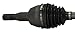 Detroit Axle - Front Right CV Axle for Buick Terraza Riviera Rendezvous Park Avenue Lucerne LeSabre Century Pontiac Aztek Saturn Relay, Passenger Side CV Axle Shaft Assembly Replacement