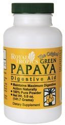Royal Tropics Green Papaya Digestive Enzymes Powder, 5 Oz by Royal Tropics