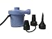 Contour Products Electric Air Pump for Inflatables | Portable Air Pump Includes Deflator Nozzle | Includes 3 Universal Nozzles