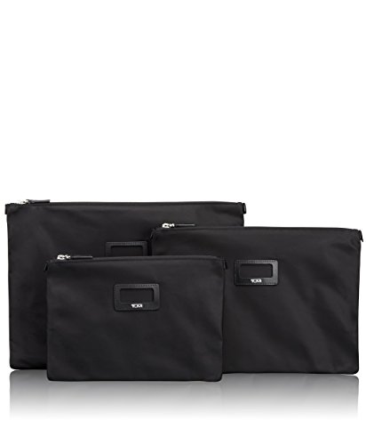 Tumi journey 3 pouch set, black, one size