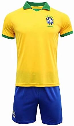 2019-2020 (Home & Away) Personalised Football Kits Jersey for Men Kids Short Sleeve Football Soccer Jersey & Shorts & Socks, Customize with Team Player Name & Number