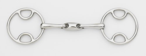 Centaur Stainless Steel Loop Ring Oval Gag Bit 5.25