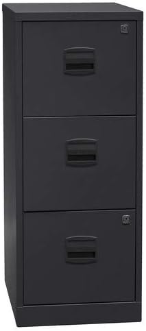 Bisley Home Pfa Filing Cabinet With 3 Hr Drawers Metal 633 Black 40 X 41 3 X 101 5 Cm Amazon Co Uk Kitchen Home