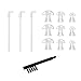 Banglijian BTE Hearing Aids Accessories, 3-Piece Sound Tubes, 9-Piece Ear Domes Plugs Pieces Eartips, 1-Piece Cleaning Brush Tool, Universal Replacement for BTE Hearing Aid
