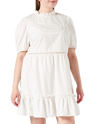 Naf Naf Damen Robe, Elfenbein, 42