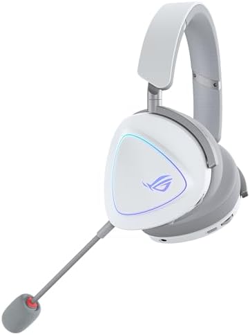ROG Delta II - Auriculares Gaming Inalámbricos Trimodal - Blanco