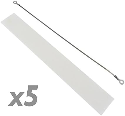 Replacement kit For 12" impulse sealer teflon + heating part (5 replacements) by CableMarkt