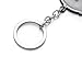 REINDEAR Official The Beatles Drum Logo Metal Keychain Key Ring US Seller (Silver)