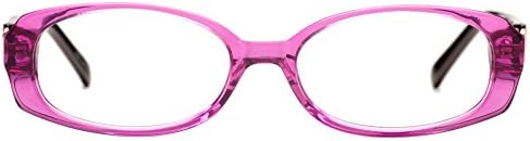 Computer Glasses by Phonetic Eyewear Bella with Blue Light Protection (Crystal Fandango/Black)