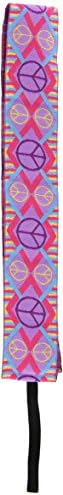 Abstract Peace in Purple Chica Band Non-Slip Headband