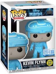 POP Tron Kevin Flynn Funko Original Glows in The Dark 1856 (with Plastic Protection)