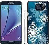 Christmas Snowflake 3 black Samsung Galaxy Note 5 Phone Cover