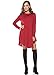 ROSERRY Women's Long Sleeve Casual Loose T-Shirt Dress