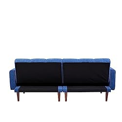 ERYE 3 in 1 Upholstered Futon Loveseat Convertible