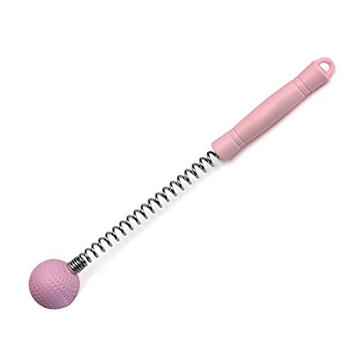 Zinnor Portable Massager Hammer Stick Manual Beat Golf Ball Massager Back Shoulder Massage Full Body Reduce Fatigue Pain Toys (Pink)