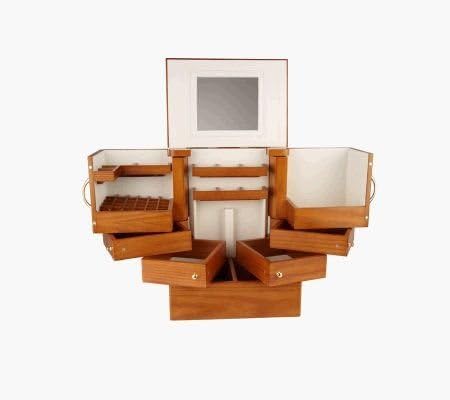 Luxury Deluxe Wooden jewery Box w/Mirror