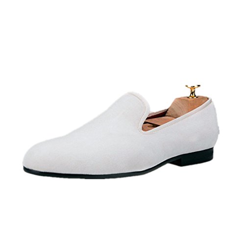 white smoking slippers