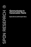 Image de Communication in Construction Teams (Spon Research)