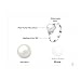 JewelryPalace 8mm Freshwater Cultured Pearl Ring 925 Sterling Silver Size 6