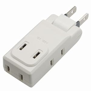 Yazawa 極小コーナータップ 4個口 STCS154WH