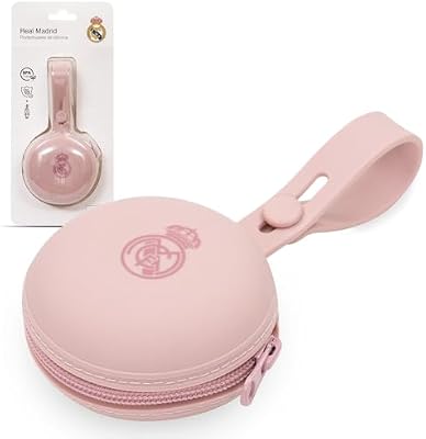 - Portachupete de Silicona Real Madrid Rosa|Apto para Microondas |Apto para Lavavajillas|Libre de BPA