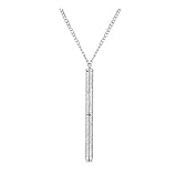 1960s Vintage Inspired Silver Tone Pen Necklace