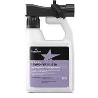 LawnStar 30-0-0 NPK Fertilizer (32 OZ) - Makes Grass Grow Greener, Faster - Liquid Lawn Food w/Slow Release Nitrogen - High Nitrogen Premium Blend, Treats Deficiency, All Grass Types - American Made