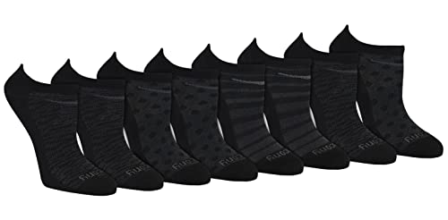 Saucony Rundry Performance Super Lite No-Show Athletic Socks, (8 Pairs) Calcetines, Moda Negra (8 Pares), M (Pack de 8) para Mujer