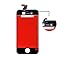 WEELPOWER LCD Touch Screen Digitizer Glass Replacement Assembly for iPhone 4 (GSM Version)with Repair Tool (Black)
