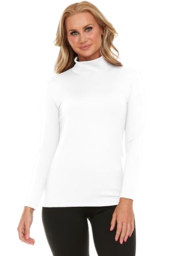 Thermajane Long Sleeve Thermal Shirts for Women Cold Weather, Womens Thermal Underwear Tops, Base Layer Women Thermal