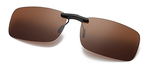 Flydo Polarisierte Sonnenbrille Clip für Brillenträger-Stil Sonnenbrille für Myopie Brille im Freien/Fahren/Angeln-Anti-UV