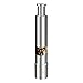Salt Pepper Grinder Stainless Steel Salt and Pepper Mill Seasoning Mill One Hand Operated Mini Thumb Push Muller for Peppercorns, Sea Salt, Spices