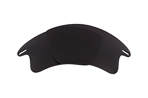 New SEEK OPTICS Replacement Lenses Oakley FAST JACKET XL - Polarized Black Iridium