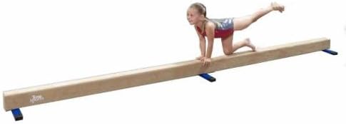 Gymnastics 8' Pro-Low Suede Beam 4" Wide -TAN Suede